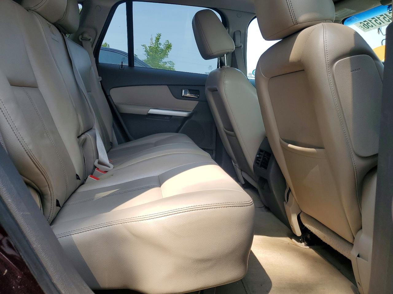 2011 Ford Edge Sel Red vin: 2FMDK4JC8BBA65431