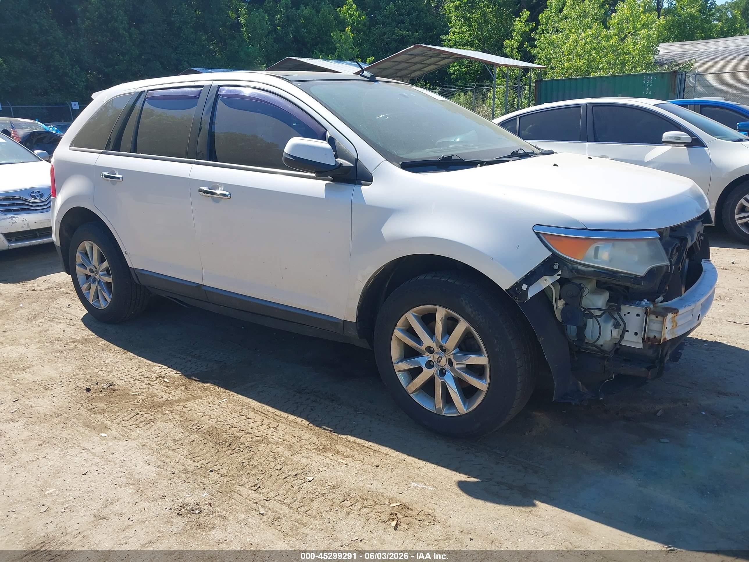 2011 Ford Edge Sel White vin: 2FMDK4JC8BBA90667