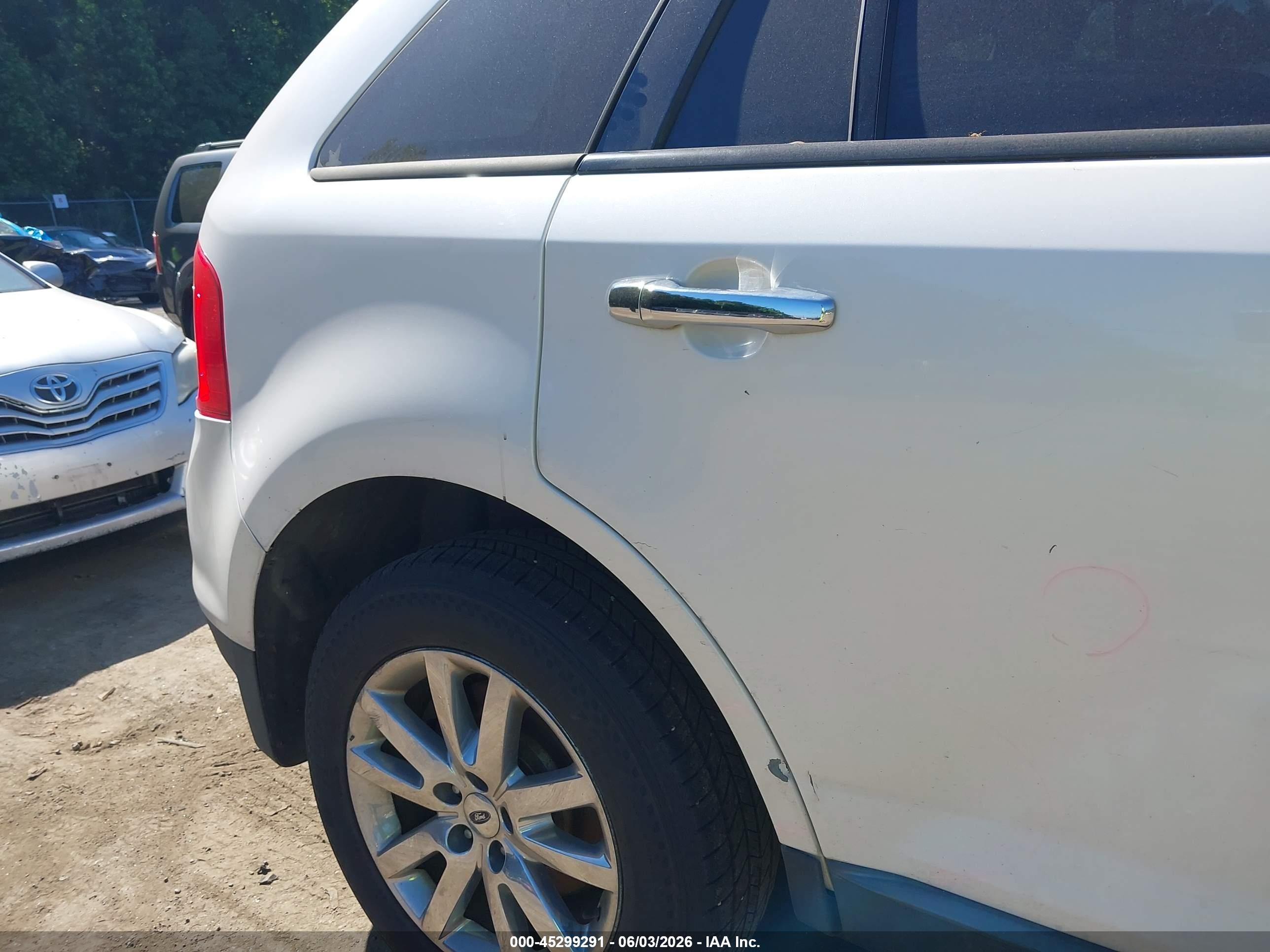 2011 Ford Edge Sel White vin: 2FMDK4JC8BBA90667