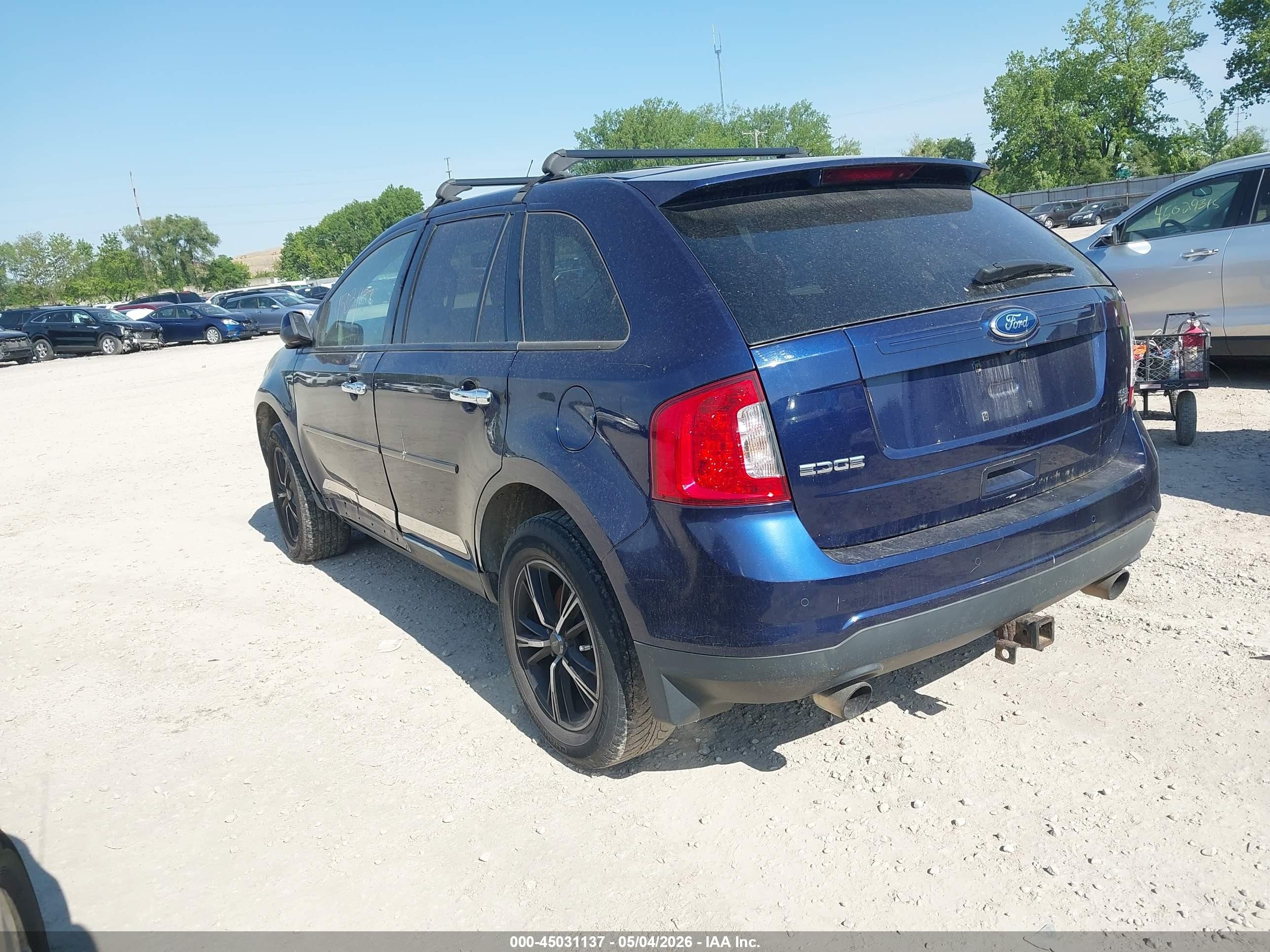 2011 Ford Edge Sel Blue vin: 2FMDK4JC8BBA96002