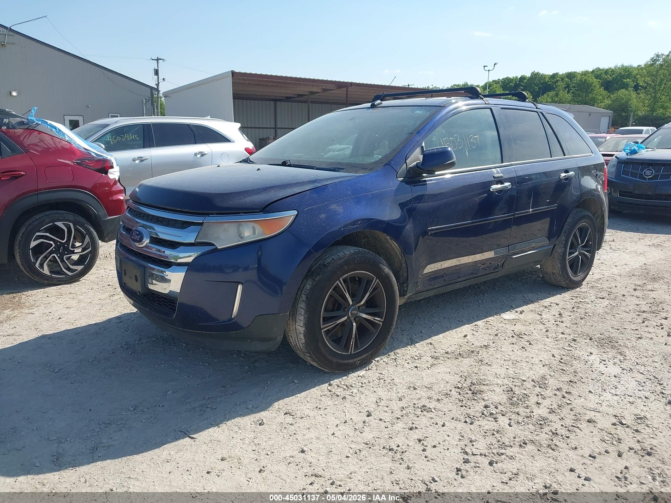 2011 Ford Edge Sel Blue vin: 2FMDK4JC8BBA96002