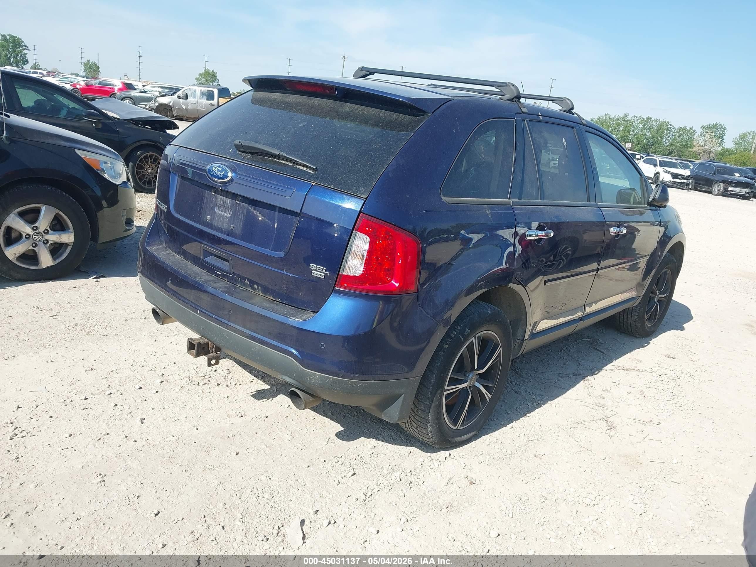 2011 Ford Edge Sel Blue vin: 2FMDK4JC8BBA96002