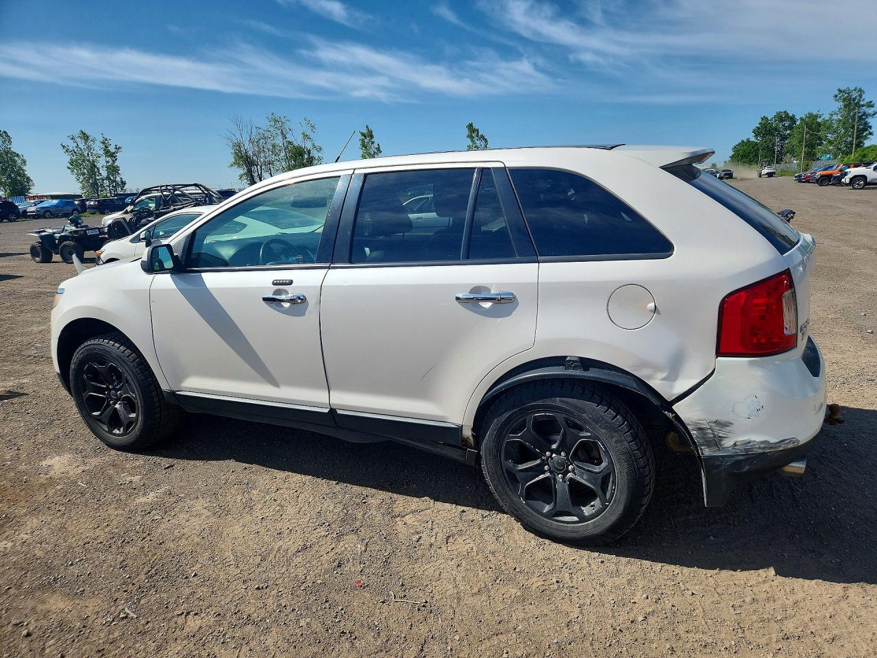 2011 Ford Edge Sel White vin: 2FMDK4JC8BBB28608