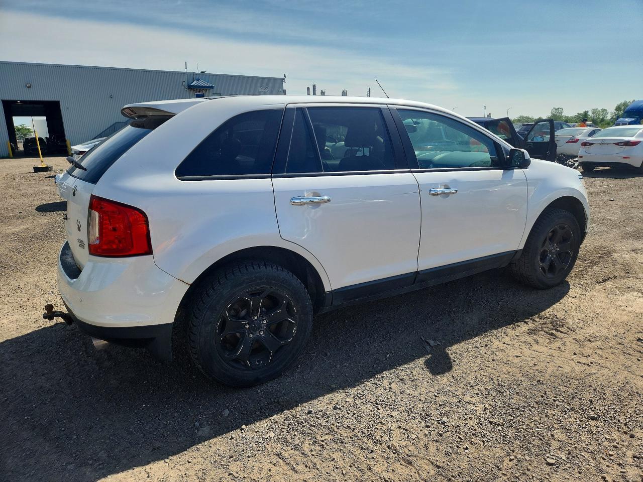 2011 Ford Edge Sel White vin: 2FMDK4JC8BBB28608
