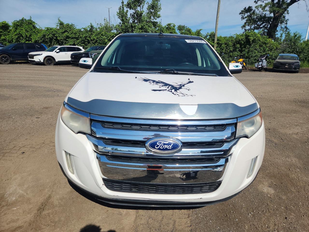 2011 Ford Edge Sel White vin: 2FMDK4JC8BBB28608