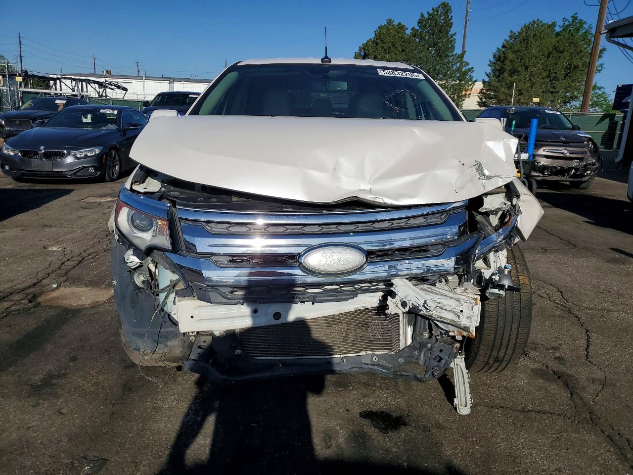 2012 Ford Edge Sel White vin: 2FMDK4JC8CBA37503