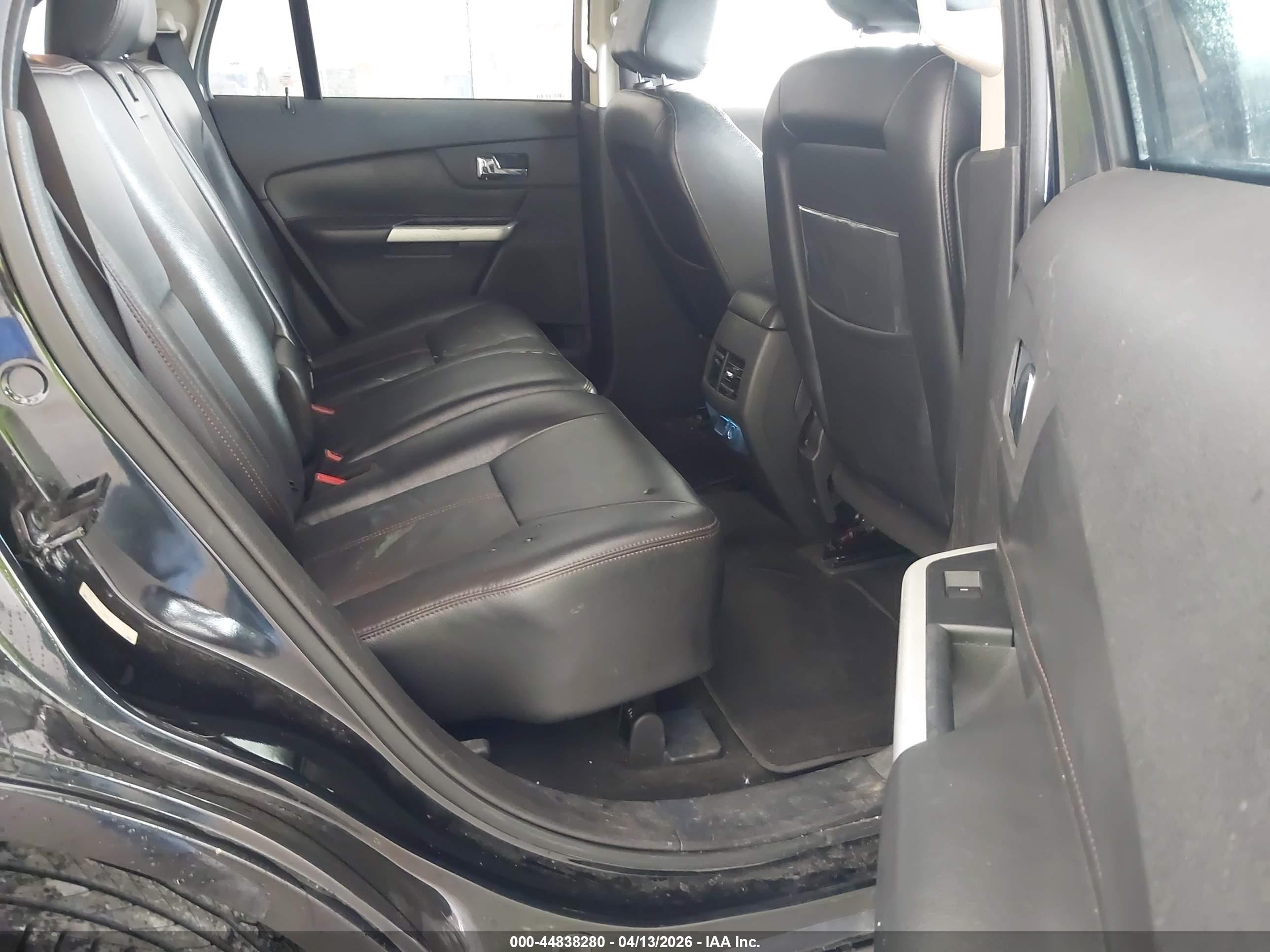 2012 Ford Edge Sel Black vin: 2FMDK4JC8CBA76009