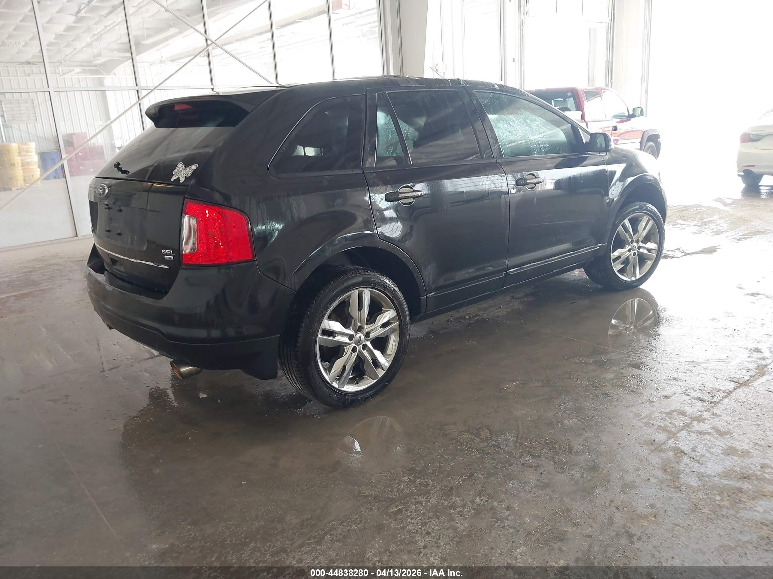 2012 Ford Edge Sel Black vin: 2FMDK4JC8CBA76009