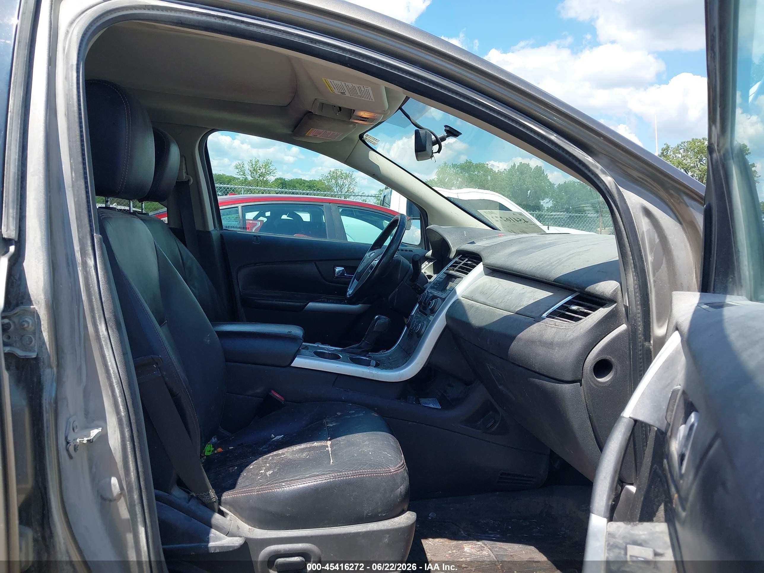 2012 Ford Edge Sel Brown vin: 2FMDK4JC8CBA78732