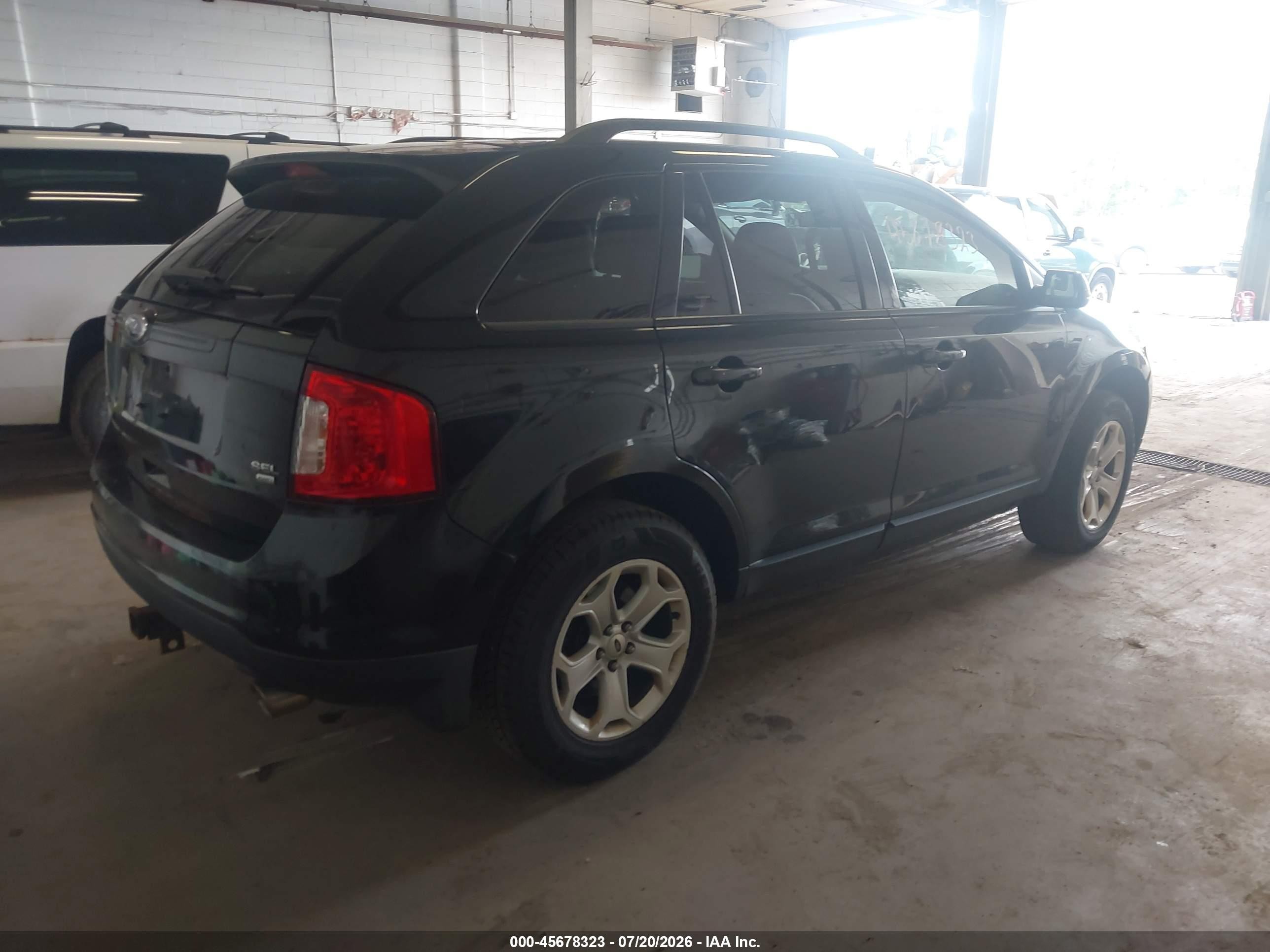 2012 Ford Edge Sel Black vin: 2FMDK4JC8CBA90461