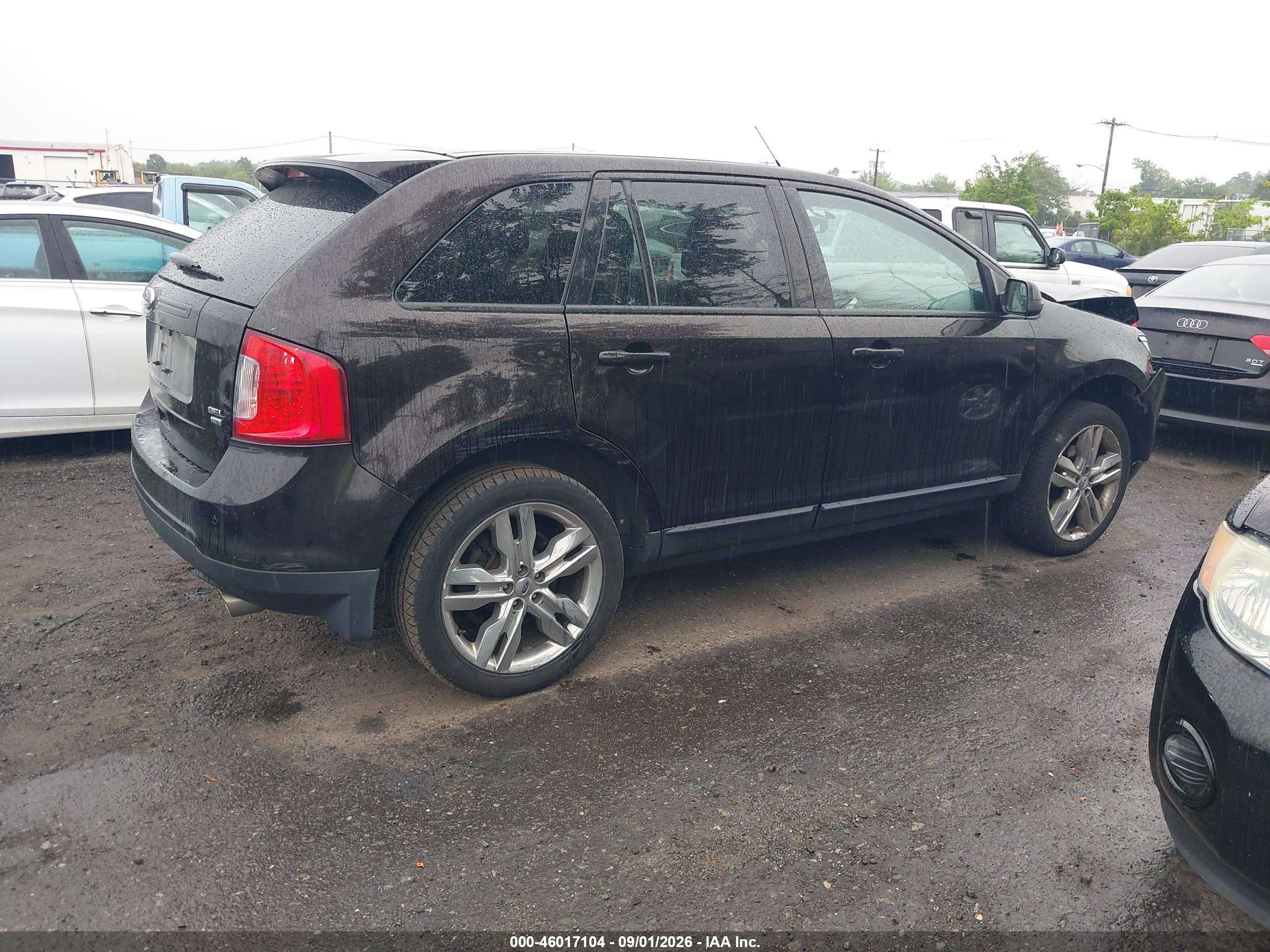 2013 Ford Edge Sel Brown vin: 2FMDK4JC8DBB23654