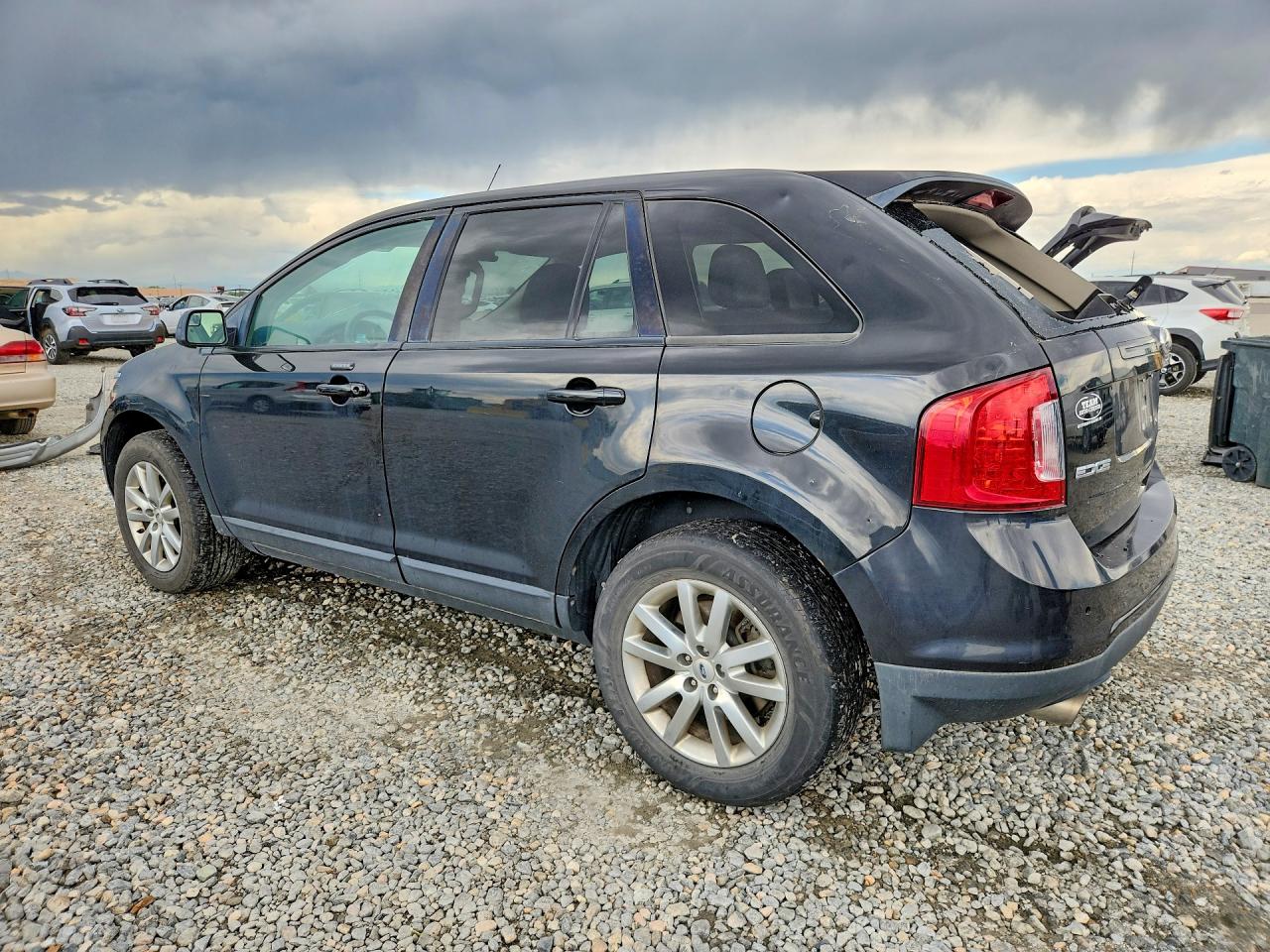 2013 Ford Edge Sel Черный vin: 2FMDK4JC8DBB51969