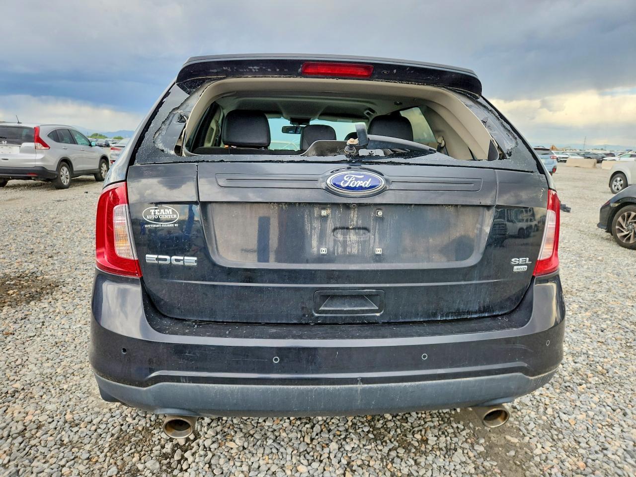 2013 Ford Edge Sel Черный vin: 2FMDK4JC8DBB51969