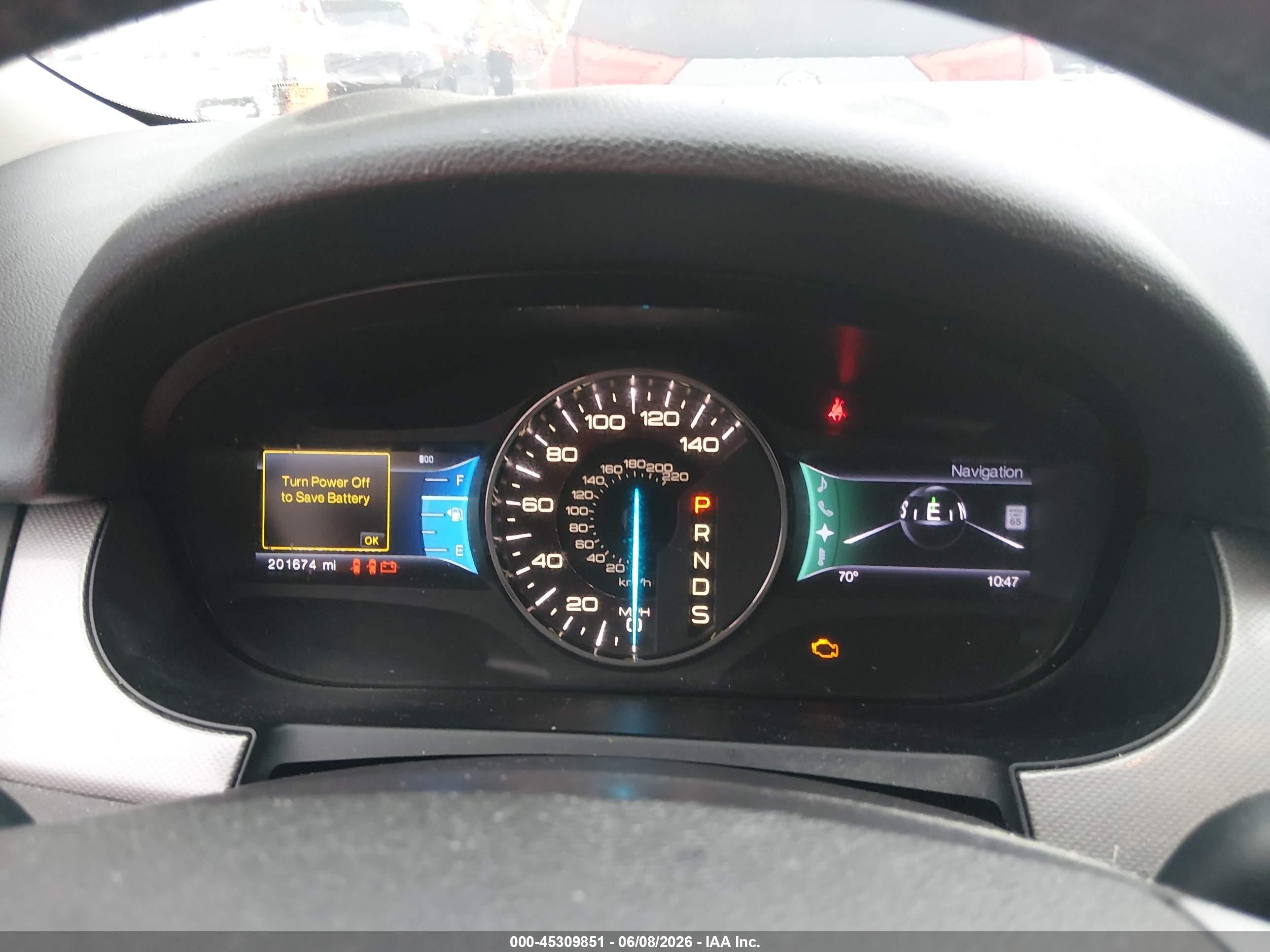2013 Ford Edge Sel Blue vin: 2FMDK4JC8DBB53530