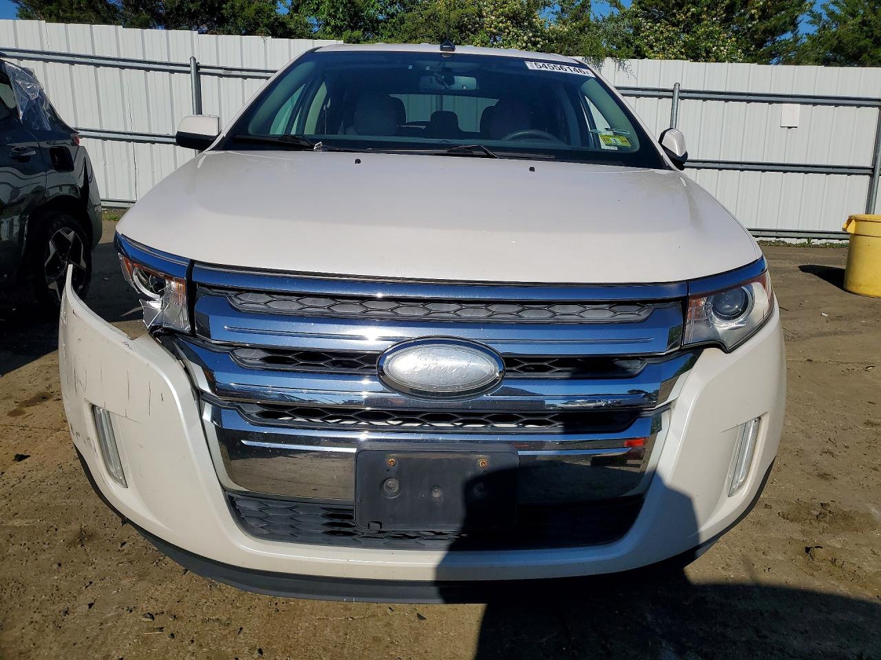2013 Ford Edge Sel White vin: 2FMDK4JC8DBB59098