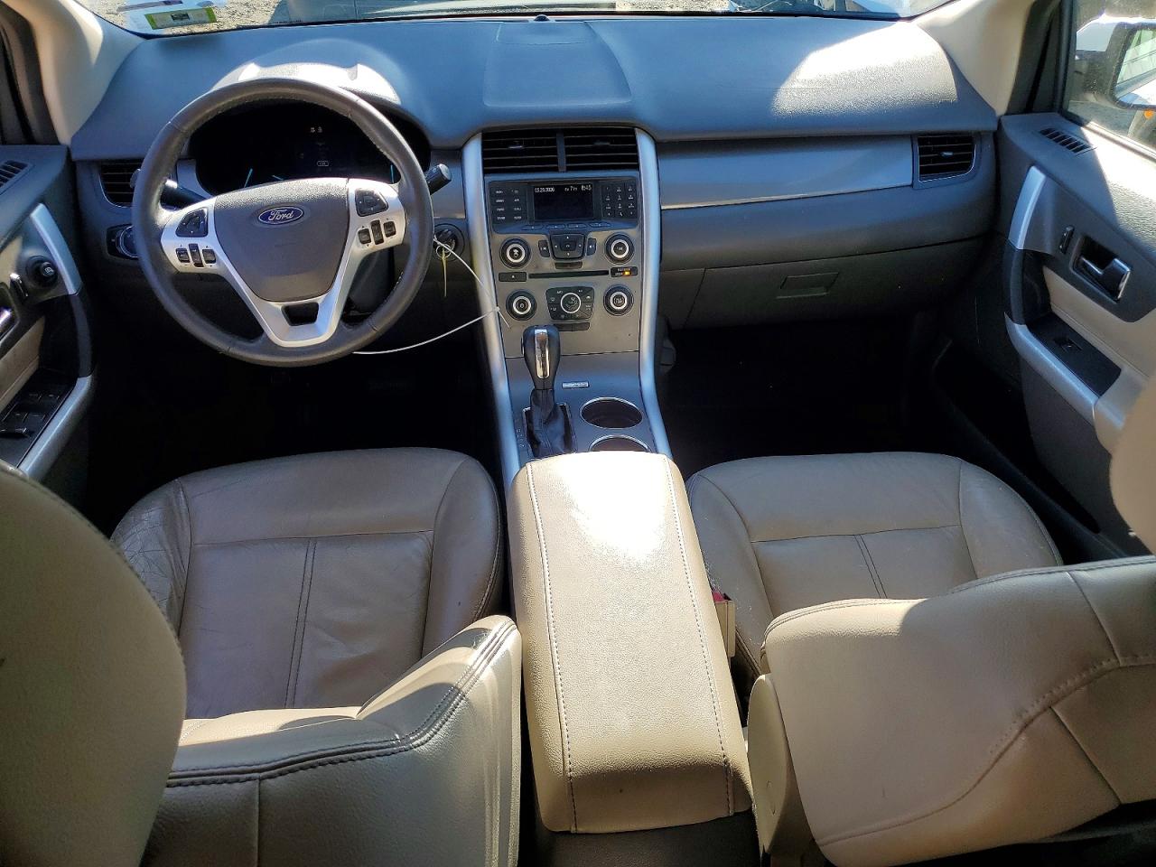 2013 Ford Edge Sel White vin: 2FMDK4JC8DBB59098