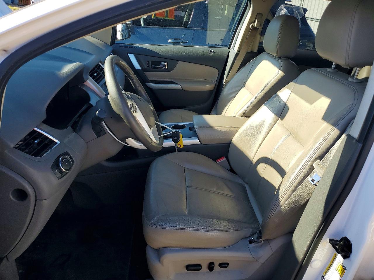 2013 Ford Edge Sel White vin: 2FMDK4JC8DBB59098