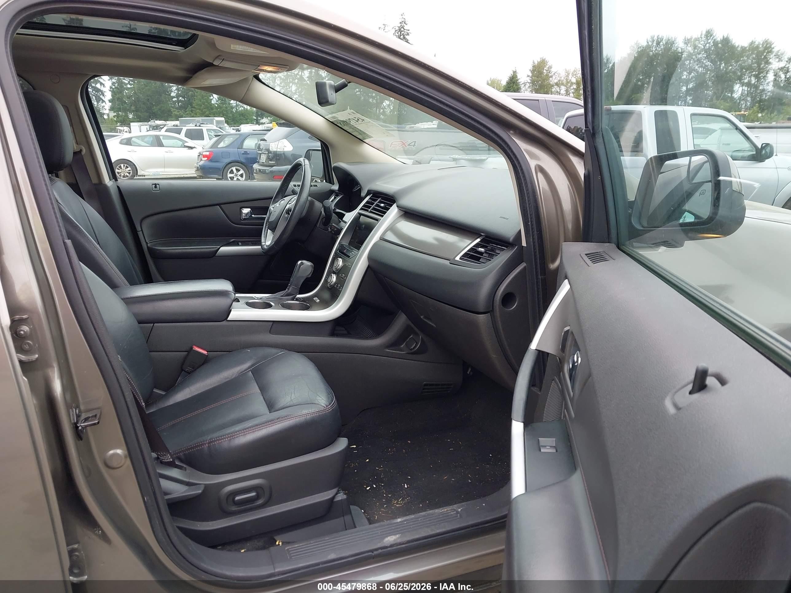 2013 Ford Edge Sel Brown vin: 2FMDK4JC8DBB75284