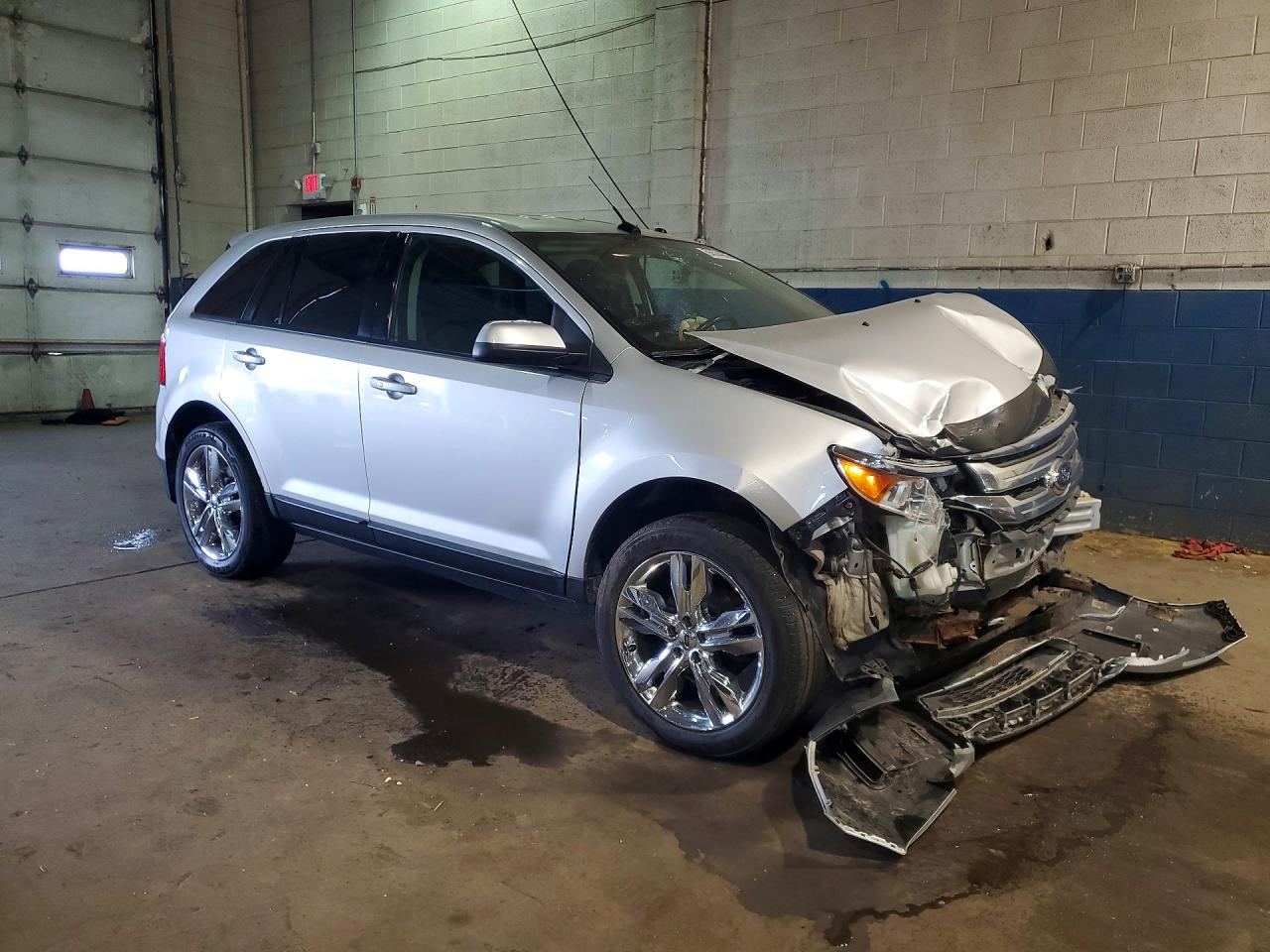 2013 Ford Edge Sel Silver vin: 2FMDK4JC8DBC79113