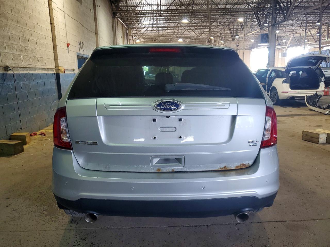 2013 Ford Edge Sel Silver vin: 2FMDK4JC8DBC79113