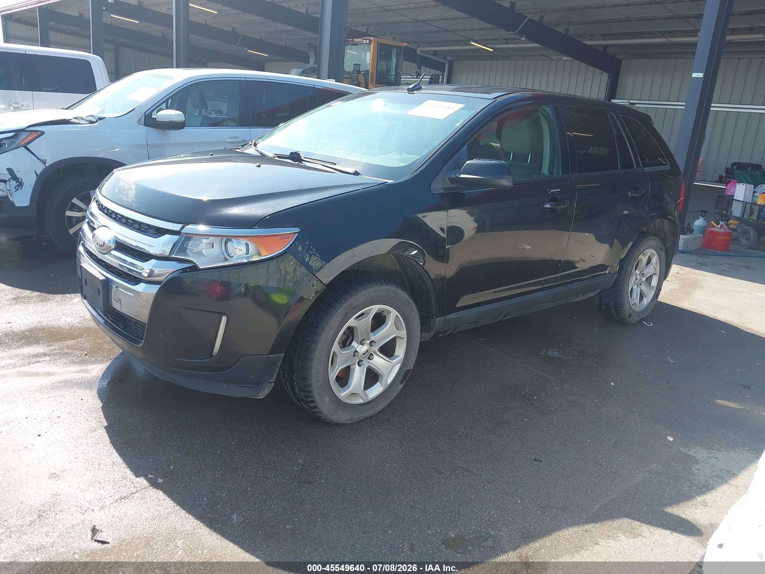 2013 Ford Edge Sel Black vin: 2FMDK4JC8DBC85087