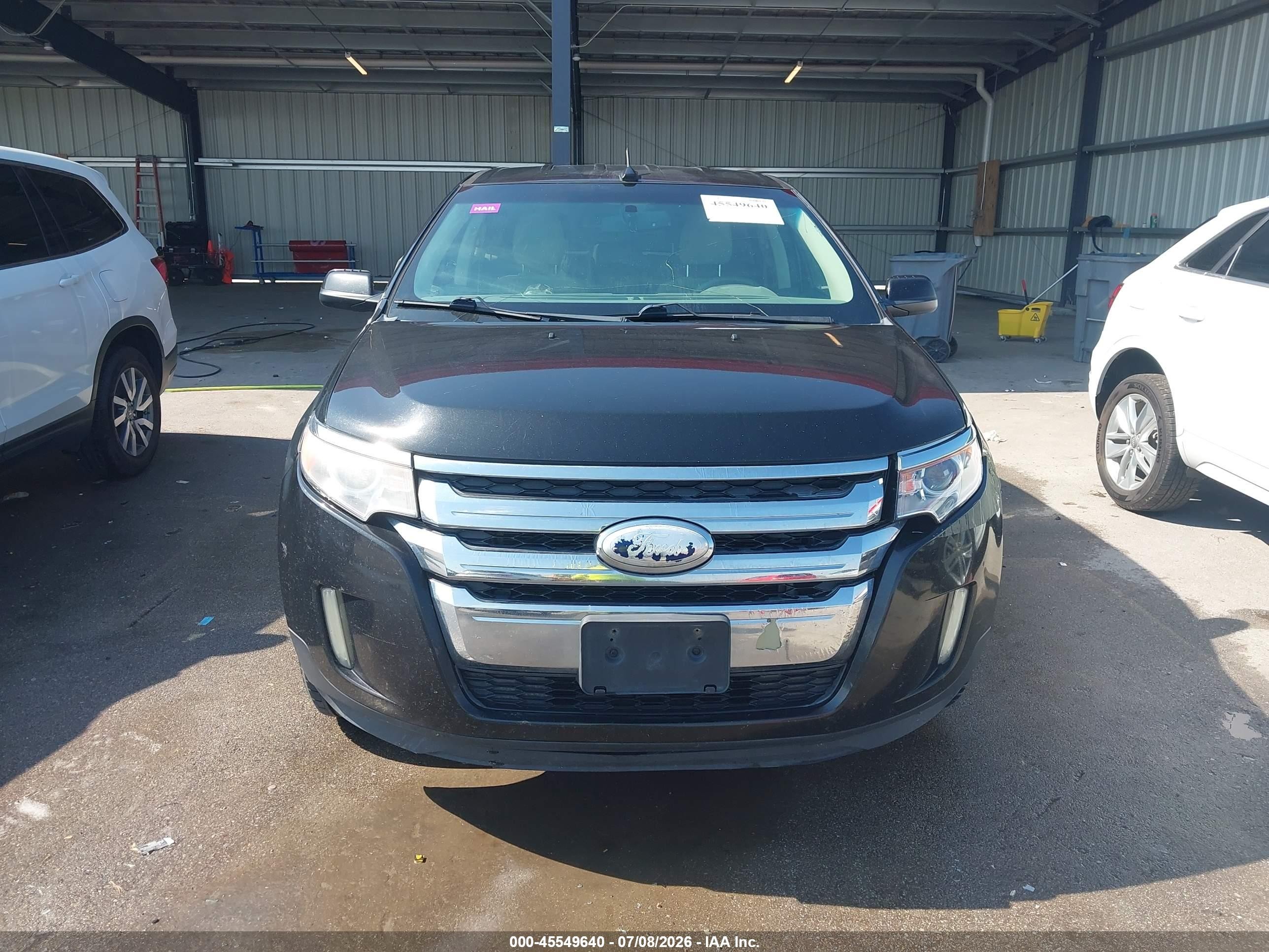 2013 Ford Edge Sel Black vin: 2FMDK4JC8DBC85087