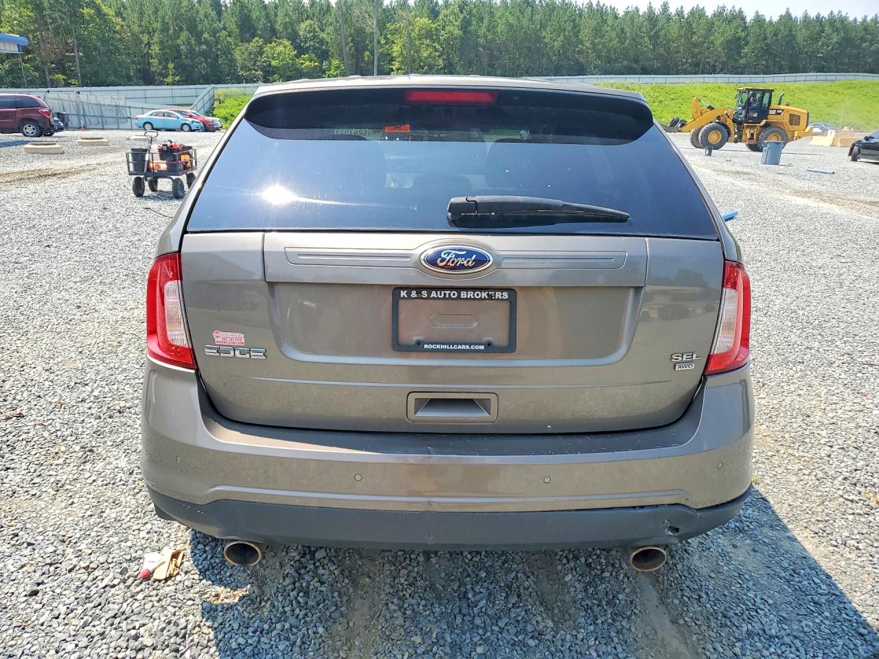 2014 Ford Edge Sel Tan vin: 2FMDK4JC8EBA36242