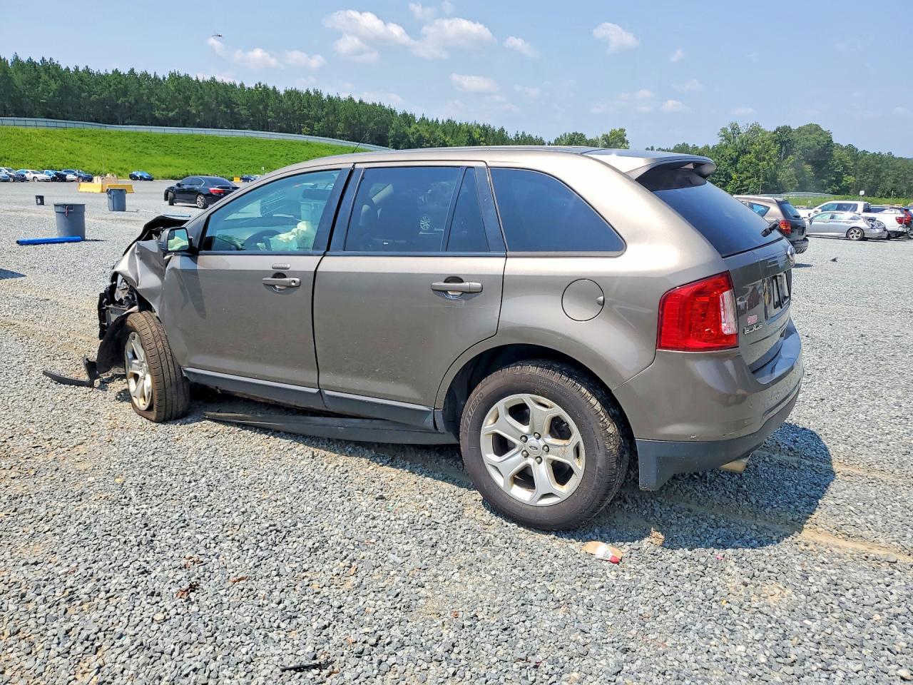 2014 Ford Edge Sel Tan vin: 2FMDK4JC8EBA36242