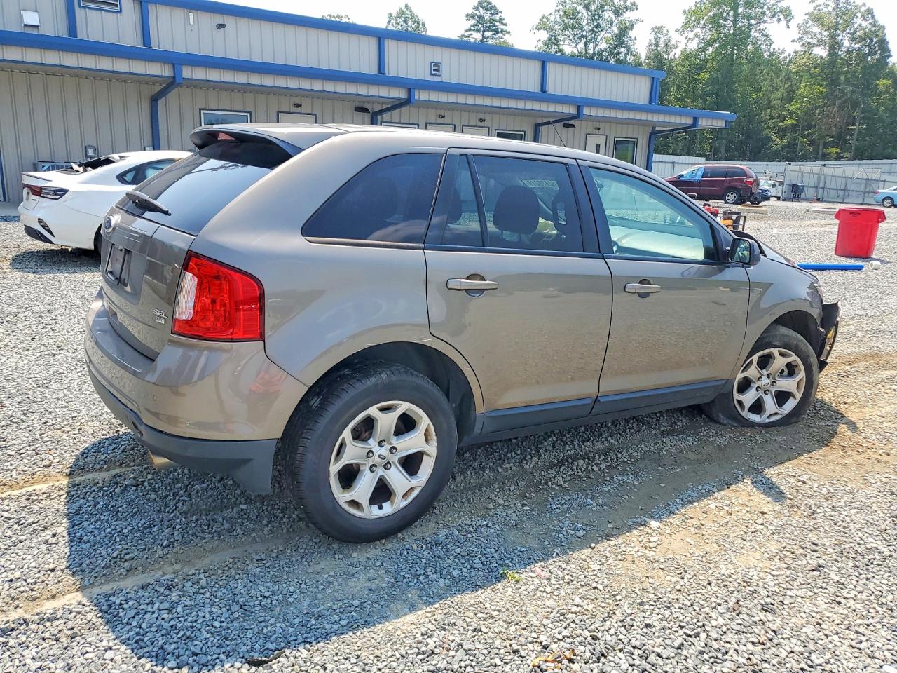 2014 Ford Edge Sel Tan vin: 2FMDK4JC8EBA36242