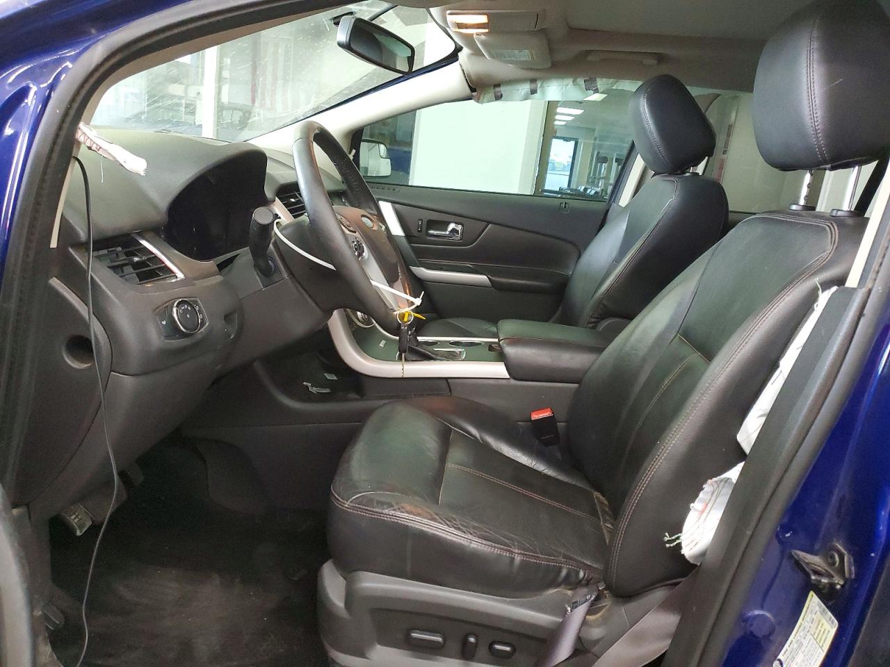 2014 Ford Edge Sel Blue vin: 2FMDK4JC8EBA45166