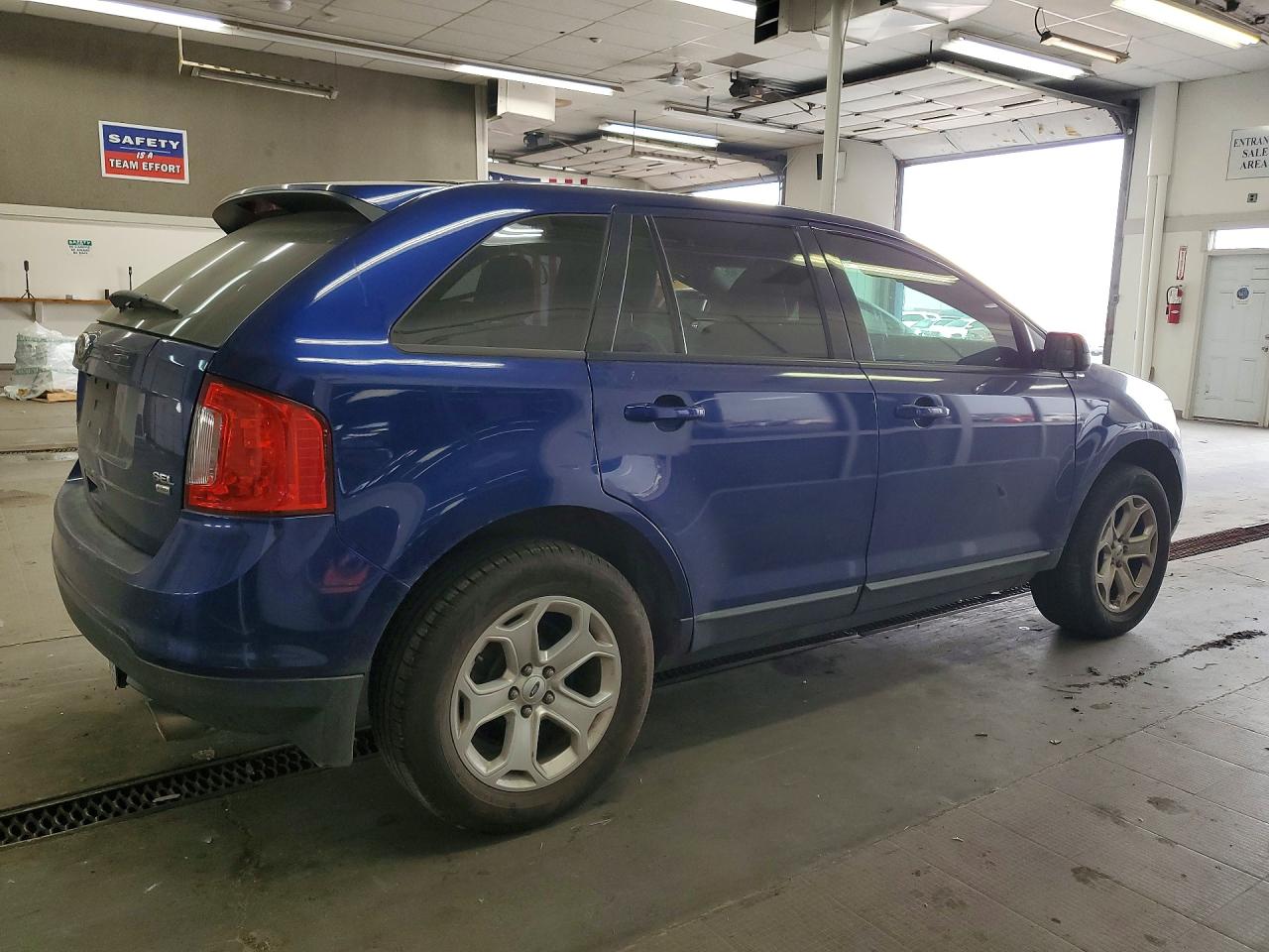 2014 Ford Edge Sel Blue vin: 2FMDK4JC8EBA45166