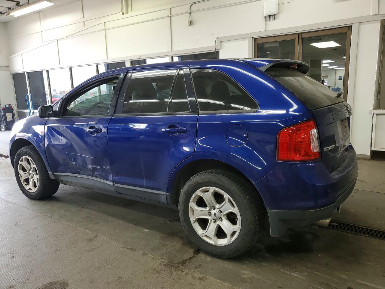 2014 Ford Edge Sel Blue vin: 2FMDK4JC8EBA45166