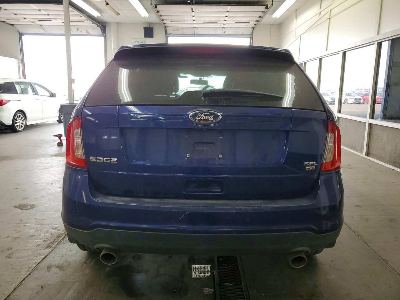 2014 Ford Edge Sel Blue vin: 2FMDK4JC8EBA45166