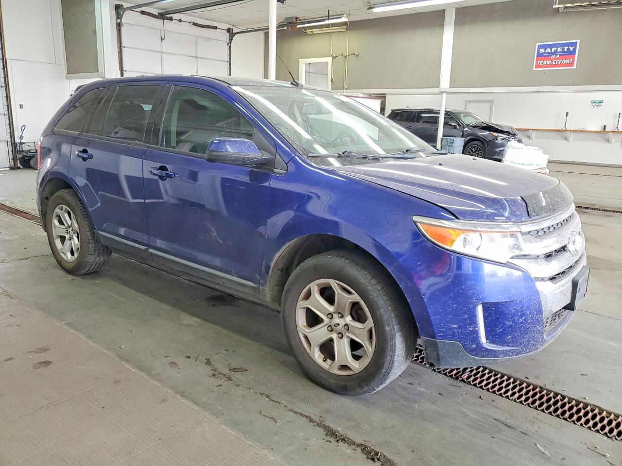 2014 Ford Edge Sel Blue vin: 2FMDK4JC8EBA45166