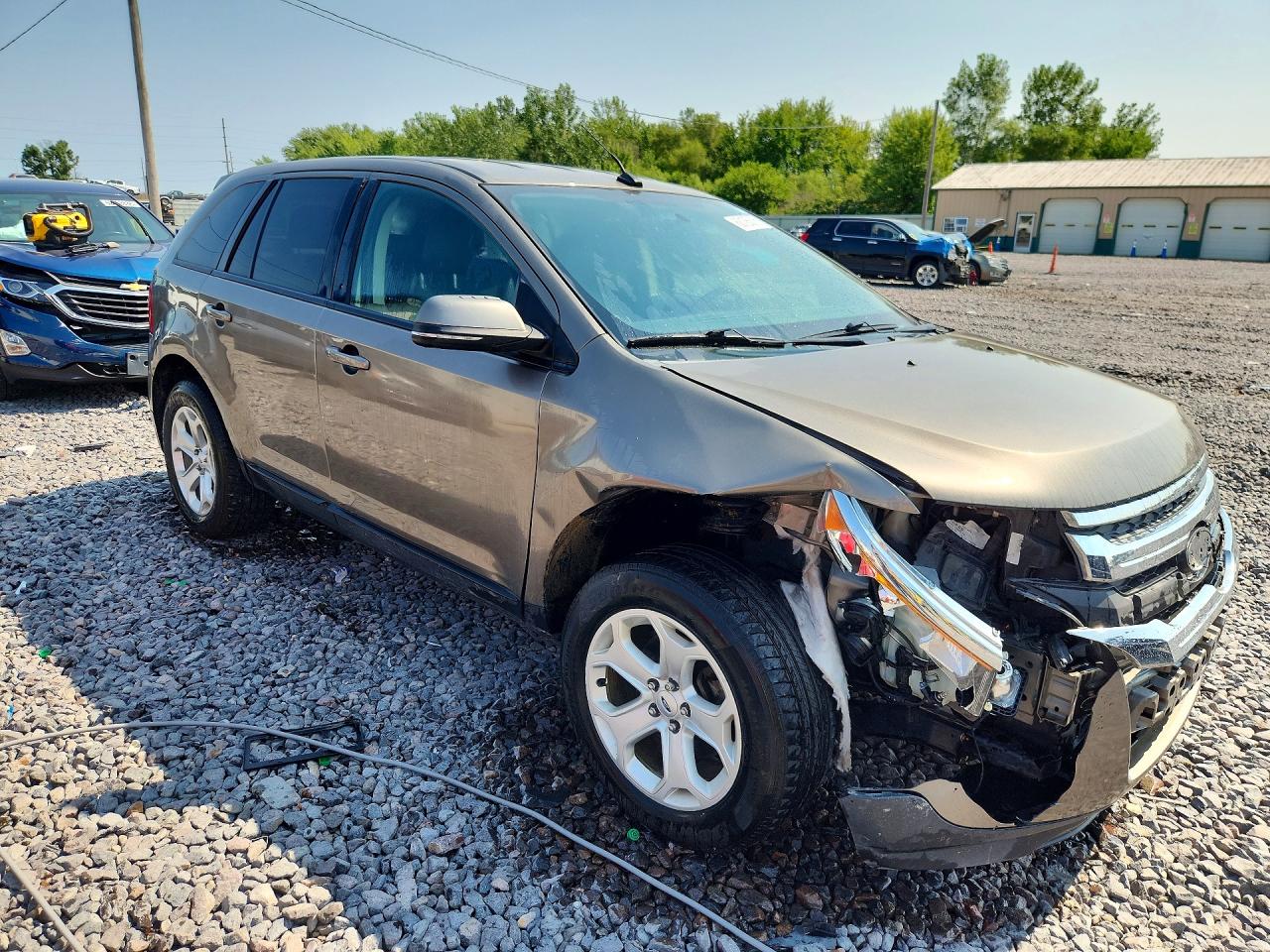 2014 Ford Edge Sel Угольный vin: 2FMDK4JC8EBA53333