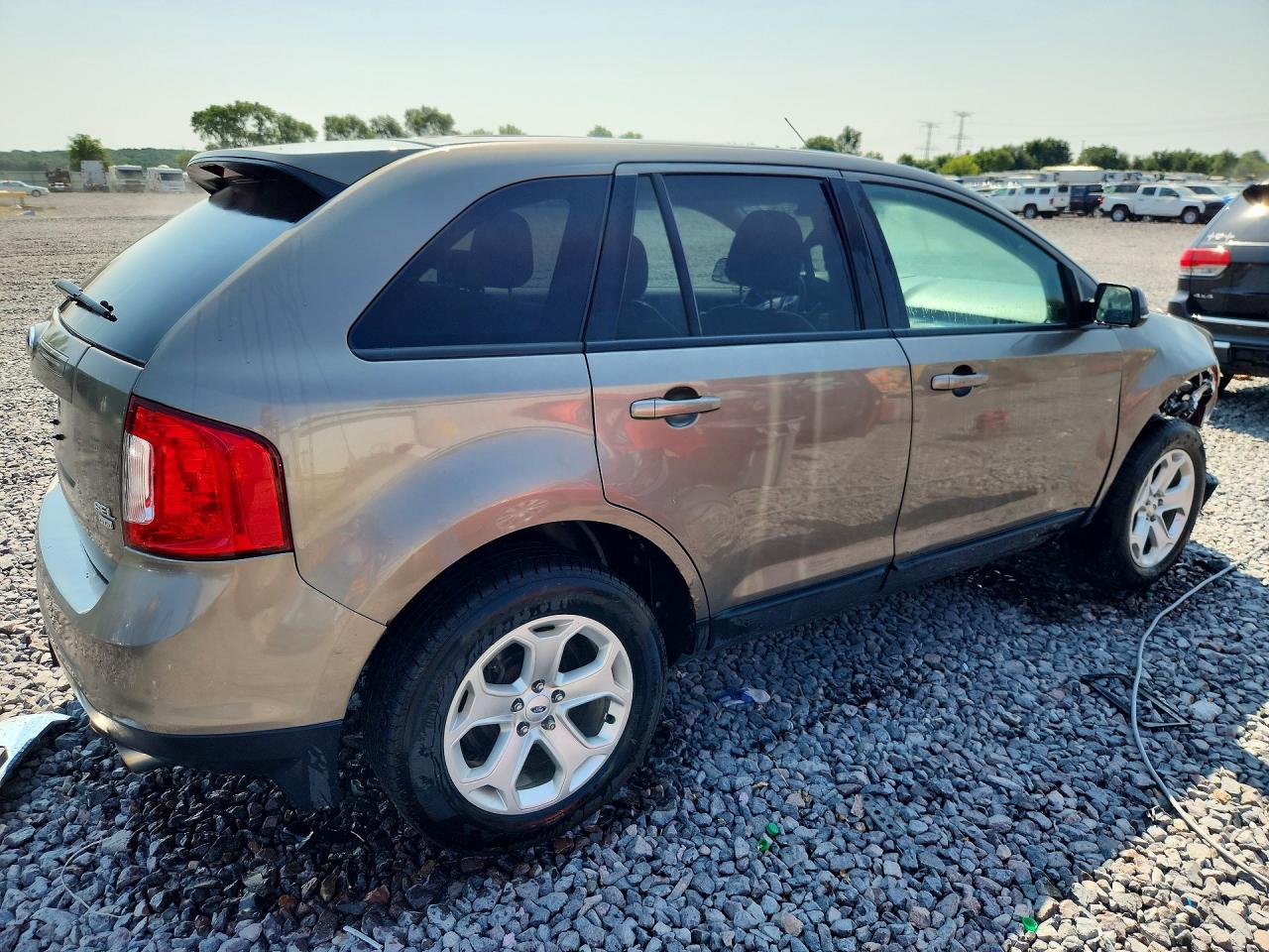 2014 Ford Edge Sel Угольный vin: 2FMDK4JC8EBA53333