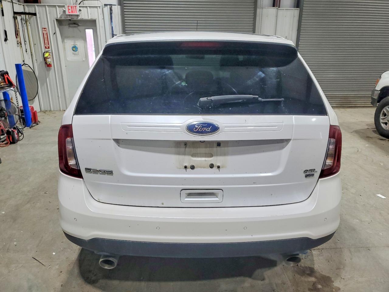 2014 Ford Edge Sel White vin: 2FMDK4JC8EBA63294
