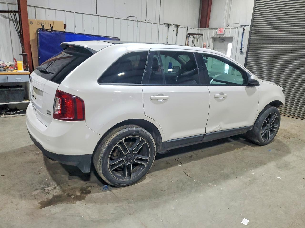 2014 Ford Edge Sel White vin: 2FMDK4JC8EBA63294