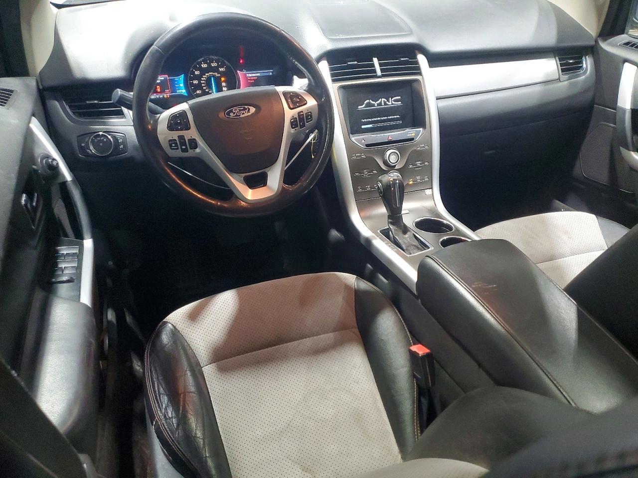 2014 Ford Edge Sel White vin: 2FMDK4JC8EBA63294