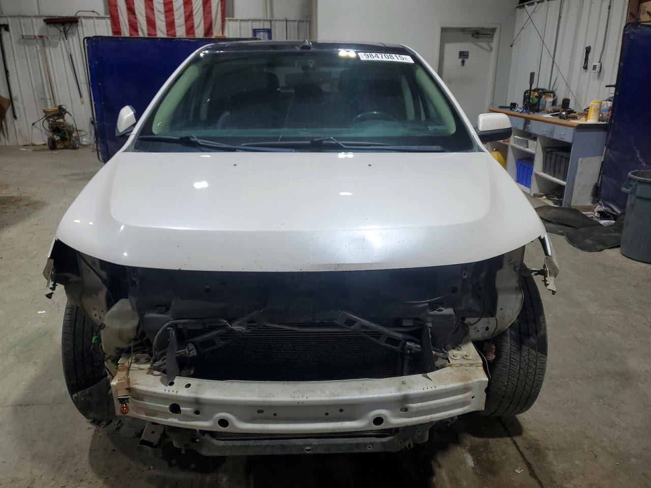 2014 Ford Edge Sel White vin: 2FMDK4JC8EBA63294