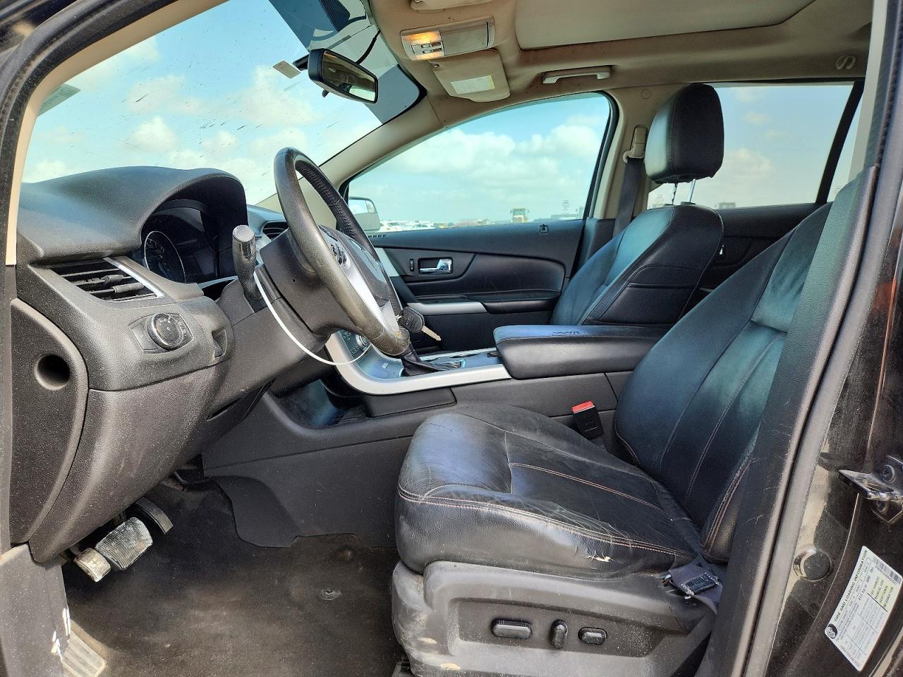 2014 Ford Edge Sel Black vin: 2FMDK4JC8EBA83027