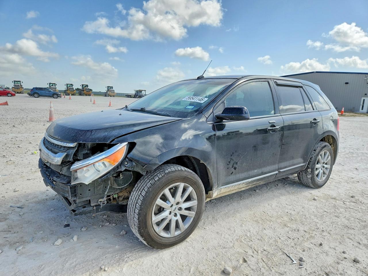 2014 Ford Edge Sel Черный vin: 2FMDK4JC8EBA83027