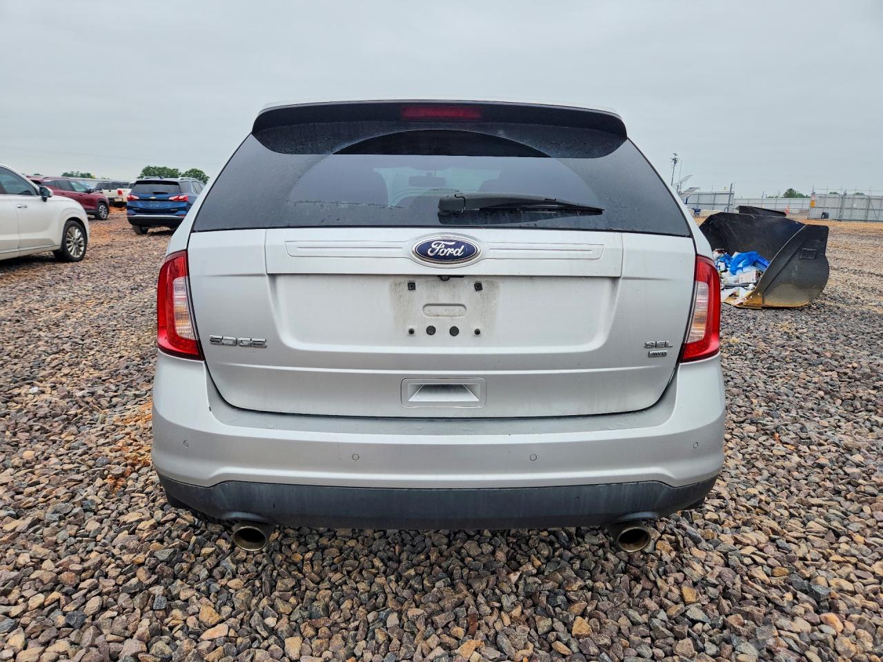 2014 Ford Edge Sel Серебряный vin: 2FMDK4JC8EBA95789