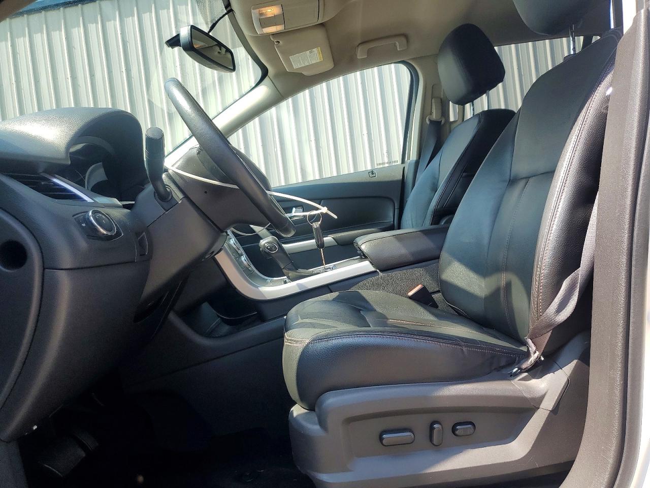 2014 Ford Edge Sel White vin: 2FMDK4JC8EBA98045