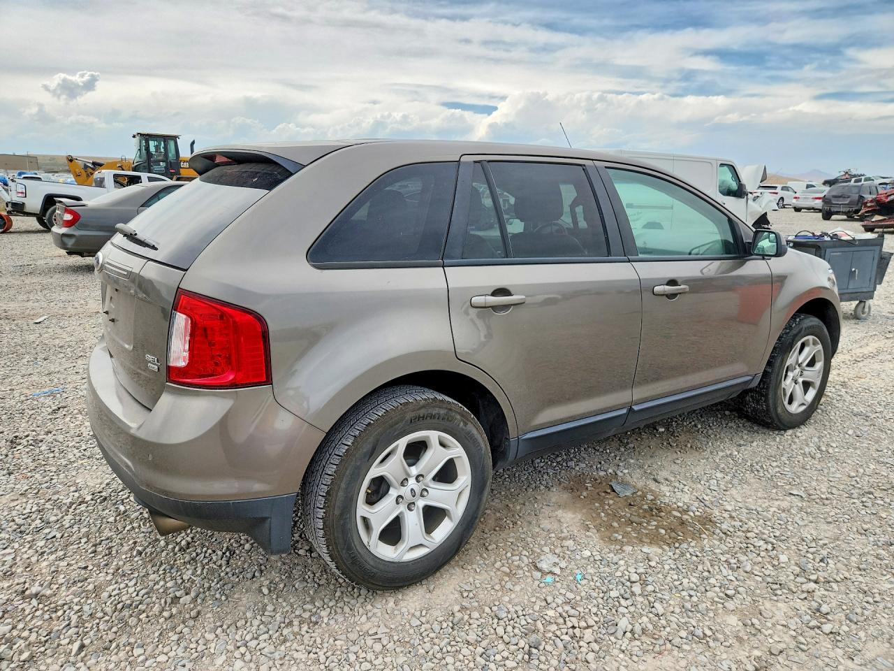2014 Ford Edge Sel Коричневый vin: 2FMDK4JC8EBB46871
