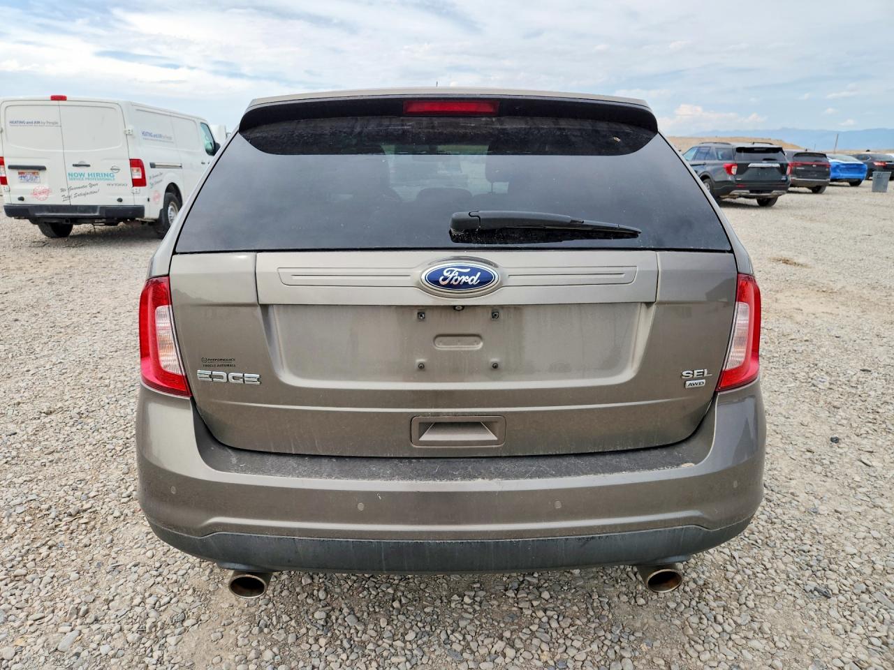 2014 Ford Edge Sel Коричневый vin: 2FMDK4JC8EBB46871