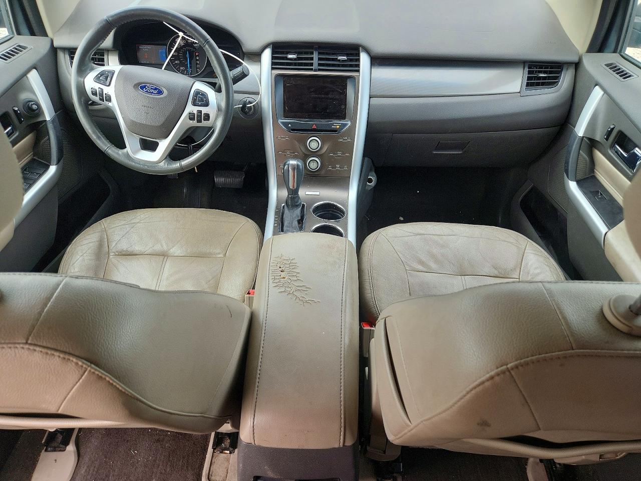 2014 Ford Edge Sel Коричневый vin: 2FMDK4JC8EBB46871