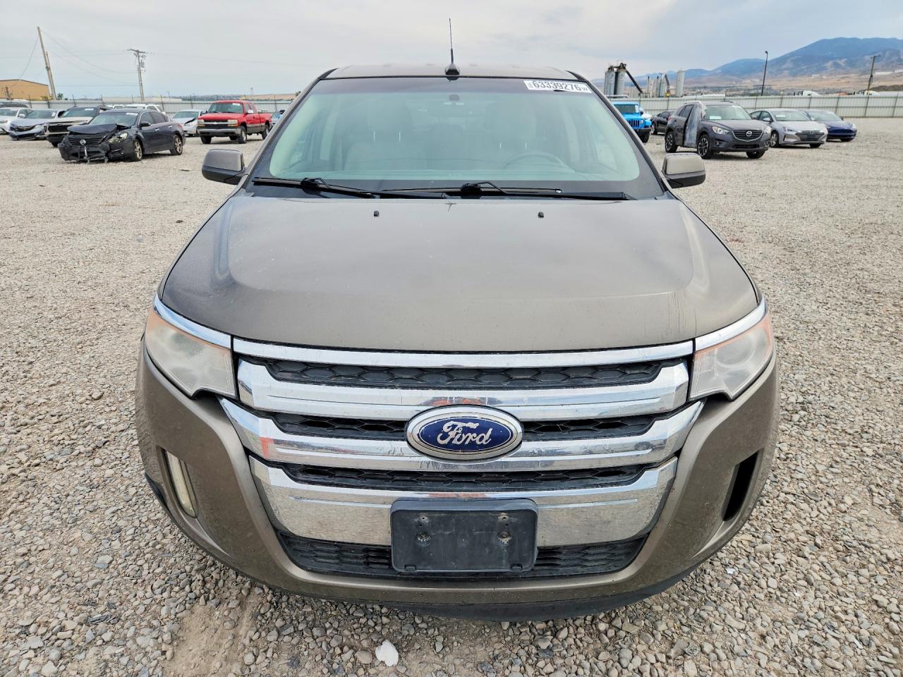 2014 Ford Edge Sel Коричневый vin: 2FMDK4JC8EBB46871