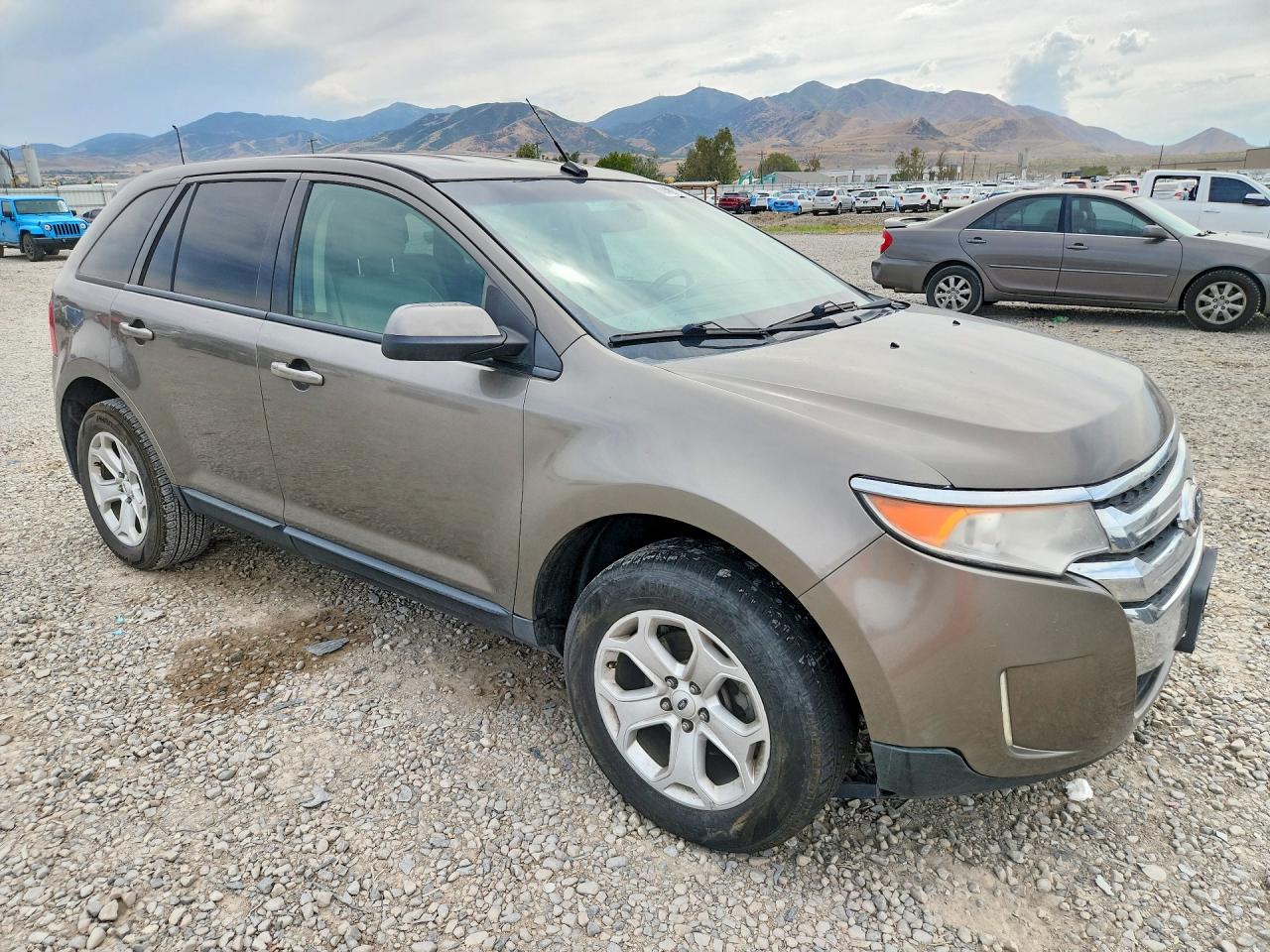 2014 Ford Edge Sel Коричневый vin: 2FMDK4JC8EBB46871