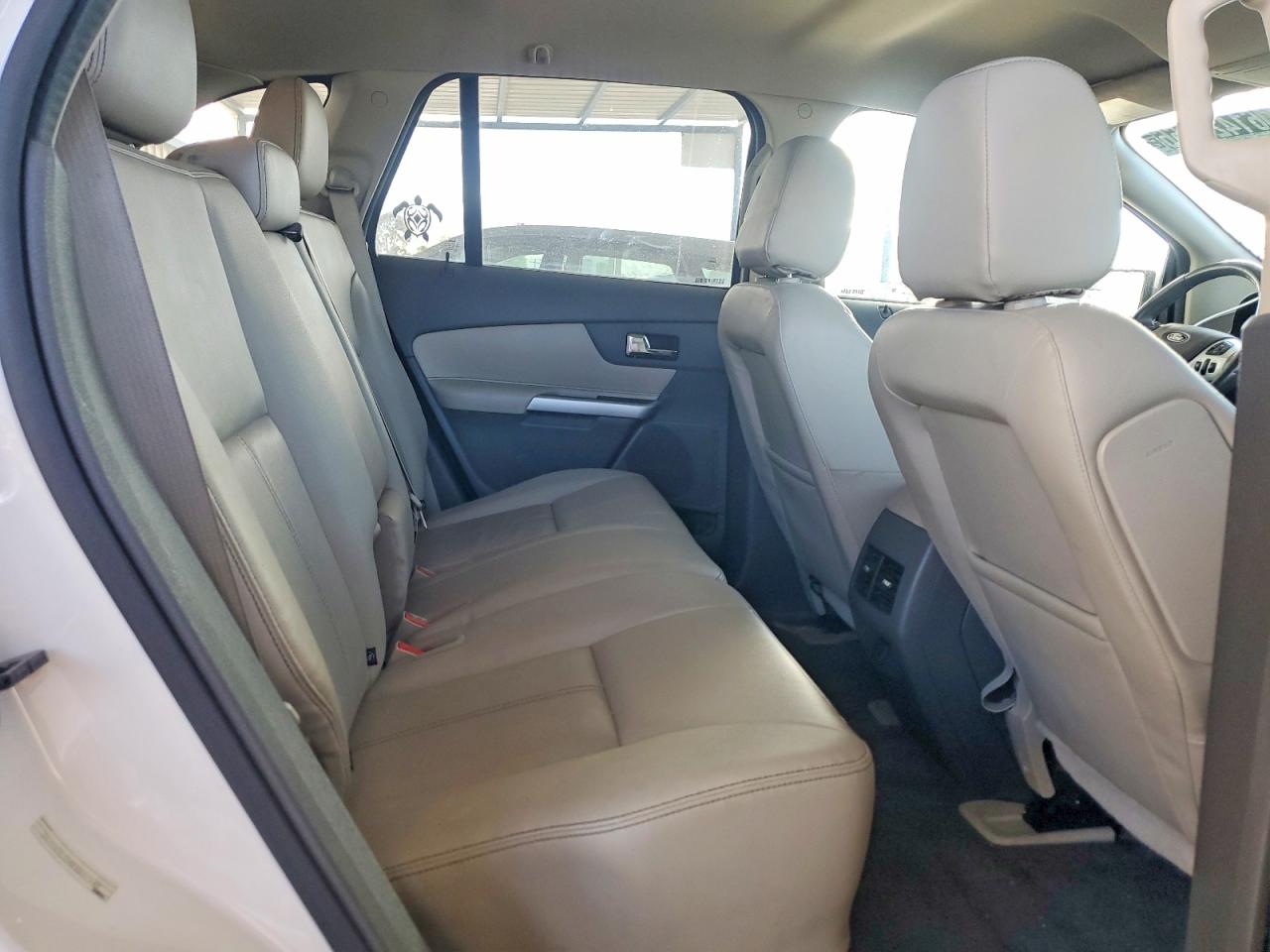 2014 Ford Edge Sel White vin: 2FMDK4JC8EBB47549